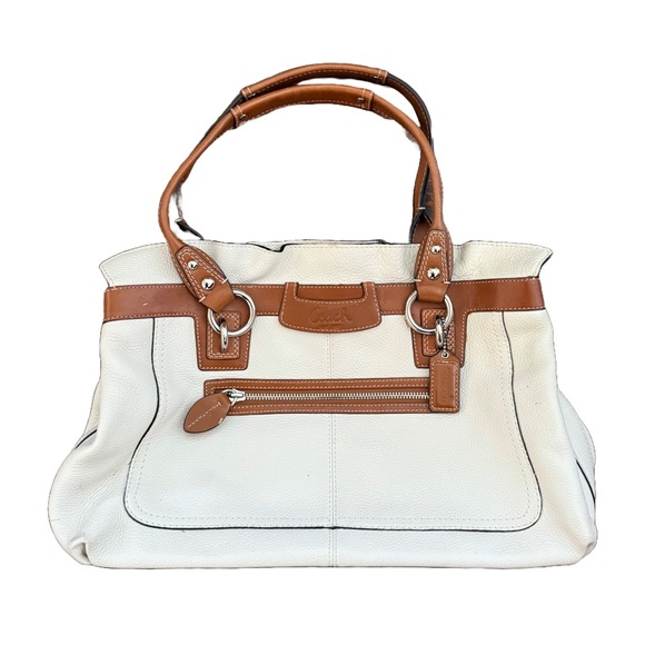 Coach Signature Legacy Leather Satchel (Style No. F14682) - Picture 1 of 9